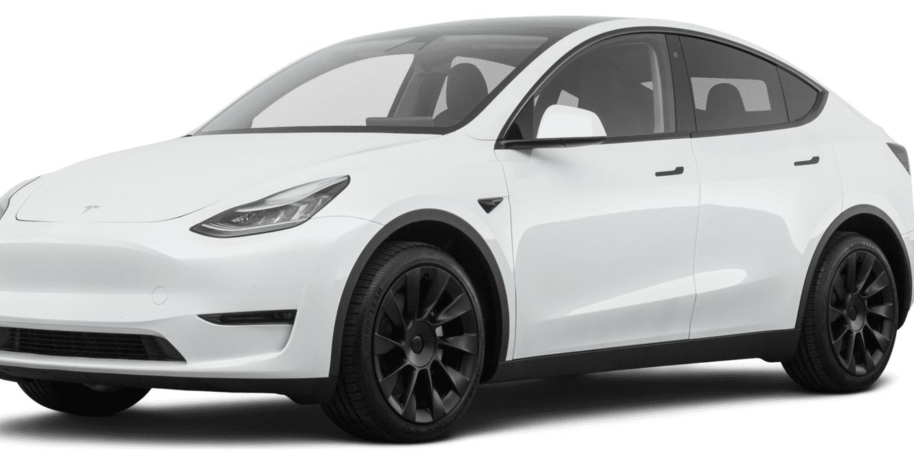 TESLA MODEL Y 2021 5YJYGDED1MF114100 image